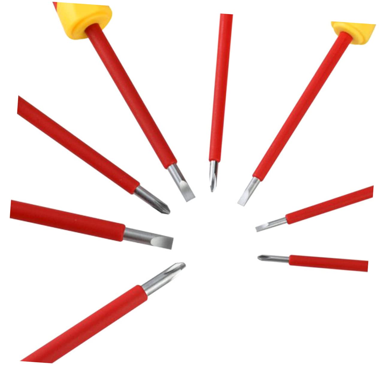Set Cacciaviti Isolati in Acciaio Cromovanadio, 8 in 1