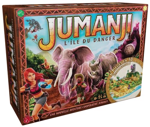 Jumanji Stampede, Brettspiel, 3D-Abenteuerspiel zum Film, Spiel für die ganze Familie, ab 8 Jahren – Ansicht 1