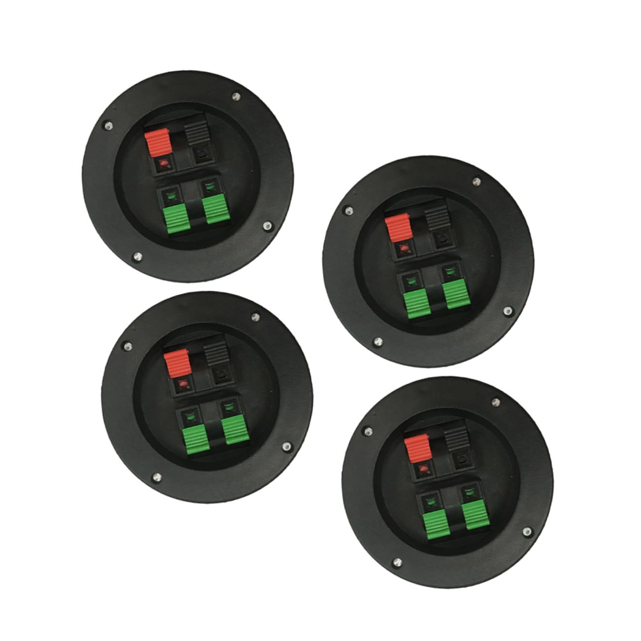 Conector de altavoz de 4 vías estable para evitar interferencias en subwoofer Operitacx 8
