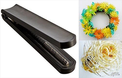 Ribbon Shredder with Stainless Steel Blade Teeth for Laminated and Metallic Ribbons (Double)- RSPAC (TM) - Gift Wrapping Tool (Black)