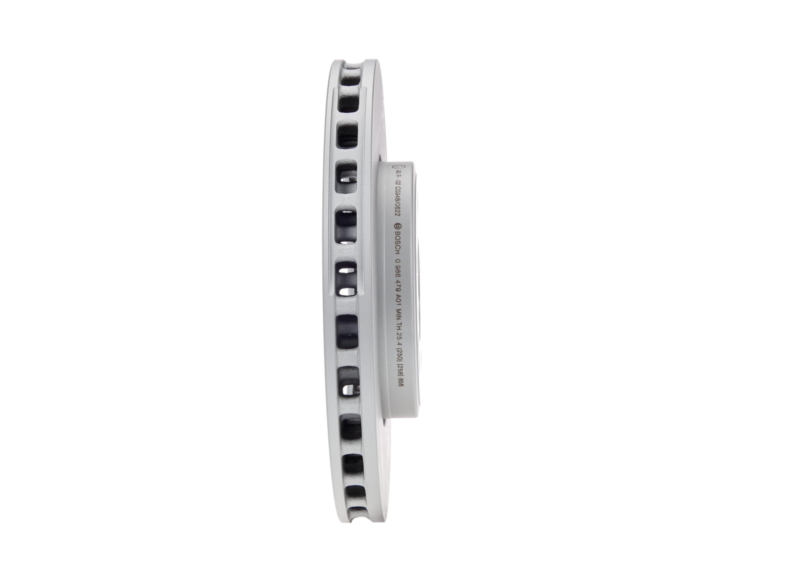 BOSCH Disco Freno BD1688 - Disco Freno Solido di 295mm - Asse Anteriore - Conforme al regolamento ECE-R90 - Lunga Durata, Anticorrosione Avanzata - 1 Disco (Confezione da 2)