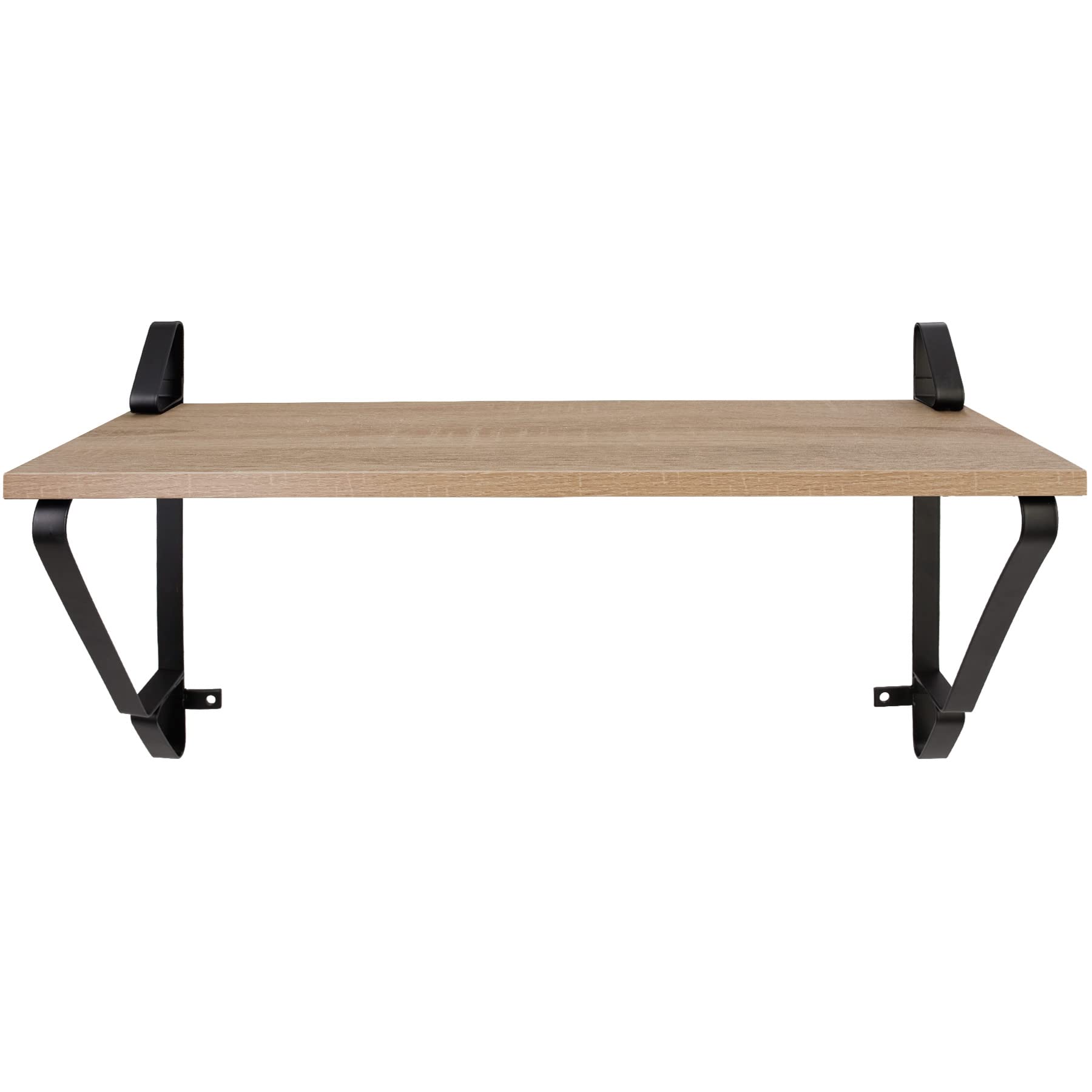 tectake® Wandplanken - Hangplanken van hout - Boekenplank - Zwevende
