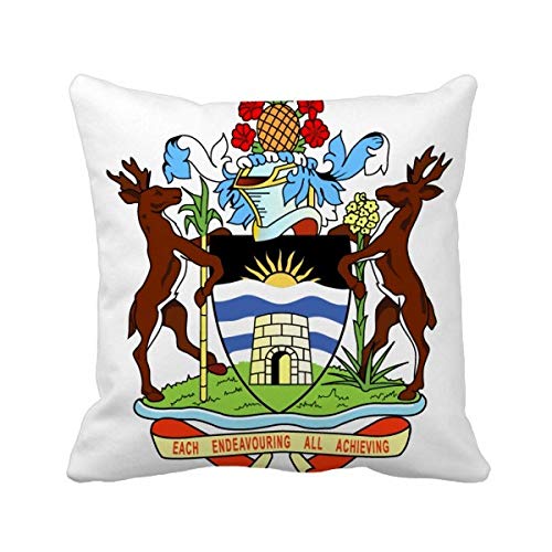 Coussin Antigua-et-Barbuda emblème oreiller insert cover canapé 40x40