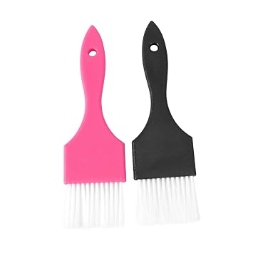 2pcs Hair Dye Applicator Comb Professional Hair Coloring Brushes for Diy Use Durable Design Easy Grip for Home and Barber Shop Style