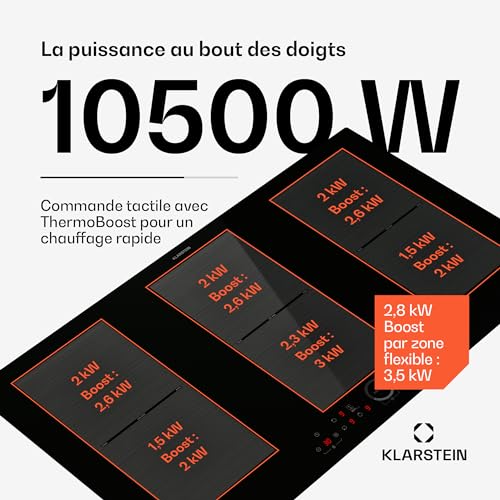 Delicatessa 90 Full Flex Table À Induction Intégrée 6 Zones Autonome - vue 3