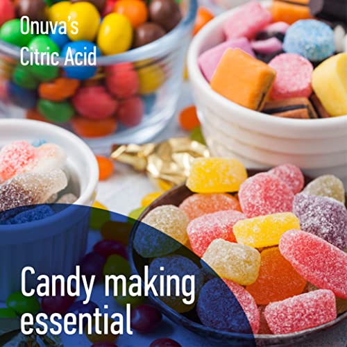 Onuva's Citric Acid 2 Pound,Pure Food Grade,Non-Gmo Project Verified,Flavor Enhancer & All-Natural Preservative | Fragrance Free Citric Acid For Bath Bombs,Cooking,Canning,Homemade Cleaning Supplies #TOP4