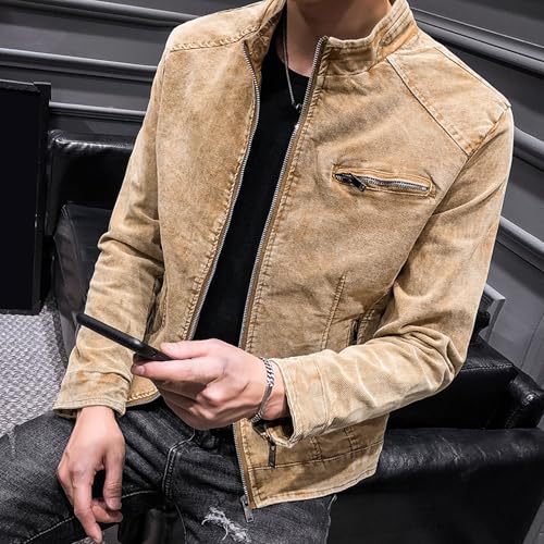 Chaqueta de mezclilla vintage para hombre Maiyifu-GJ miniatura 4