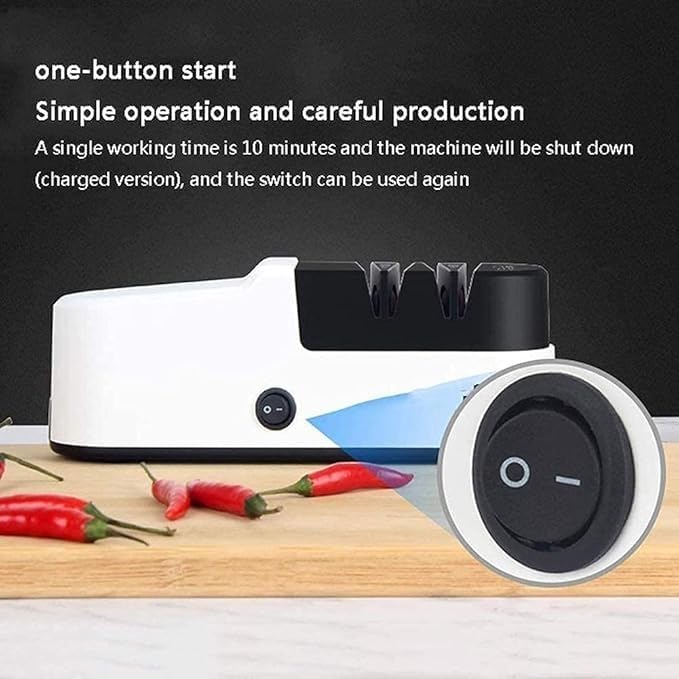 Professional Electric Knife Sharpening, High-Precision Household Small Quick Sharpener, Used for Coarse and Fine Grinding
