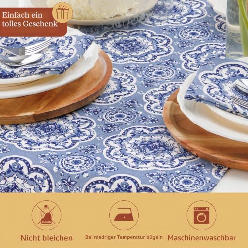 Maison d'Hermine Tischläufer 100 % Baumwolle Einlagig (50 cm x 150 cm) – Ansicht 5