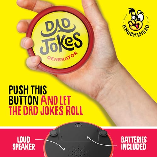 KNUCKLHEAD-White-Elephant-Gifts-for-Adults-Dad-Jokes-Button-Features-50-Funny-Dads-Joke-Gift-for-Fathers-Birthday-Present-from-Wife-Son-Daughter-Kids-Fun-Silly-Gag-Toy-for-Men KNUCKLHEAD White Elephant Gifts for Adults Dad Jokes Button Features 50 Funny Dads Joke Gift for Fathers Birthday Present from Wife Son Daughter Kids Fun Silly Gag Toy for Men