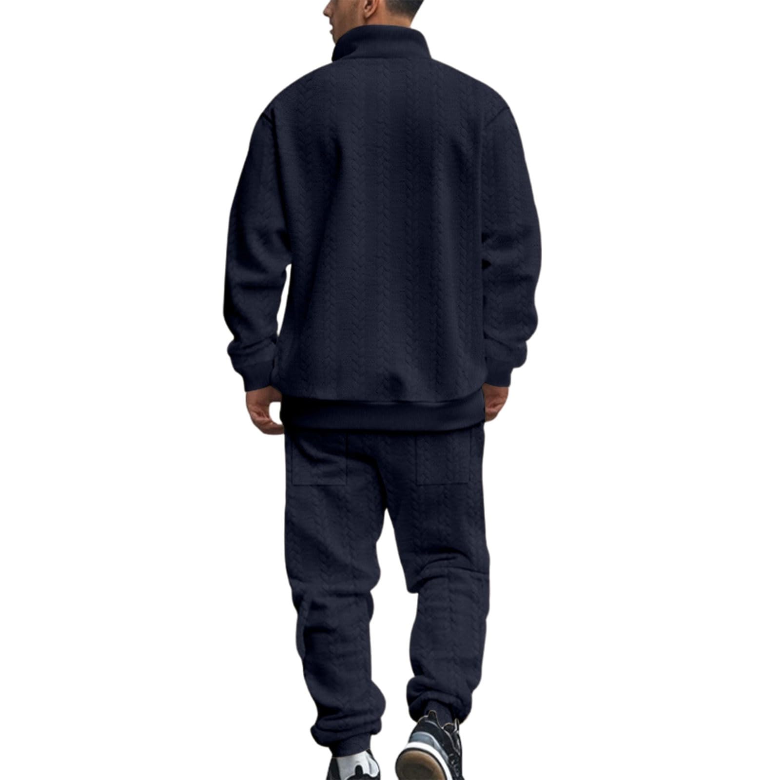 Pantalones deportivos de felpa para hombre, hip-hop, trajes deportivos de invierno de dos piezas, multifuncionales, trajes de fitness completos para hombre, conjunto de chándal de forro polar
