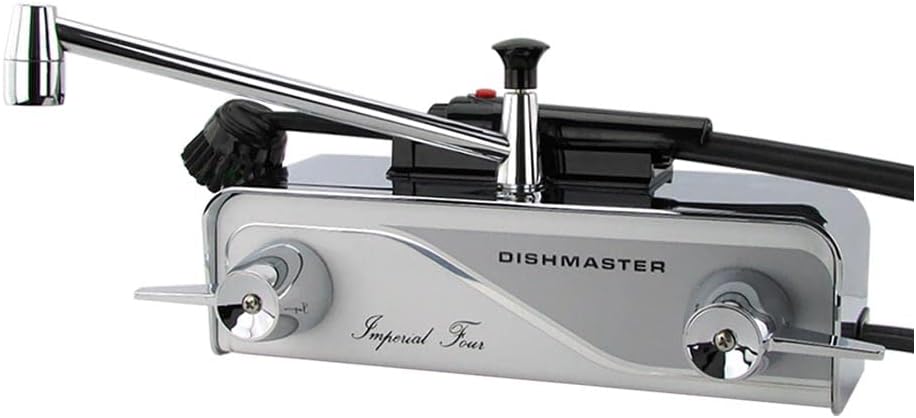 Dishmaster M76 Imperial Four Kitchen Faucet - Chrome