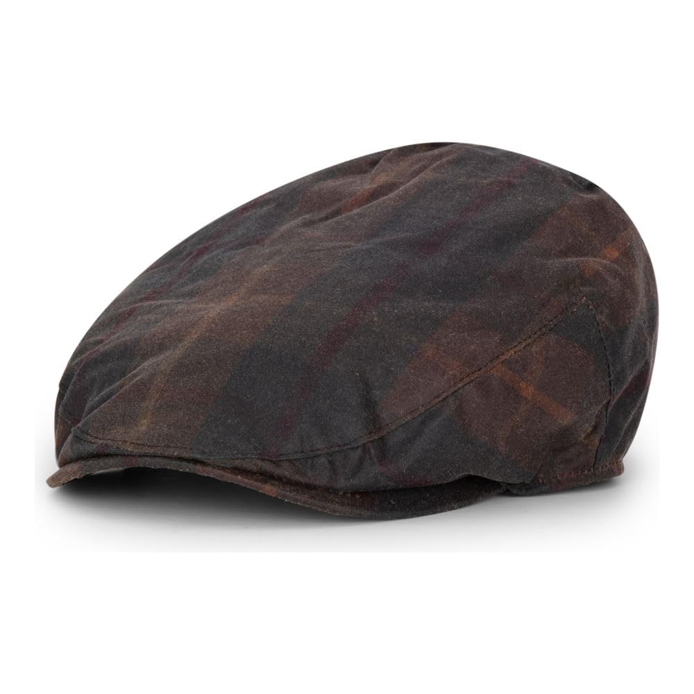 Walker And Hawkes Unisex Brown Tartan - Tartan Wax Blackmere Flat Cap - S (57Cm)