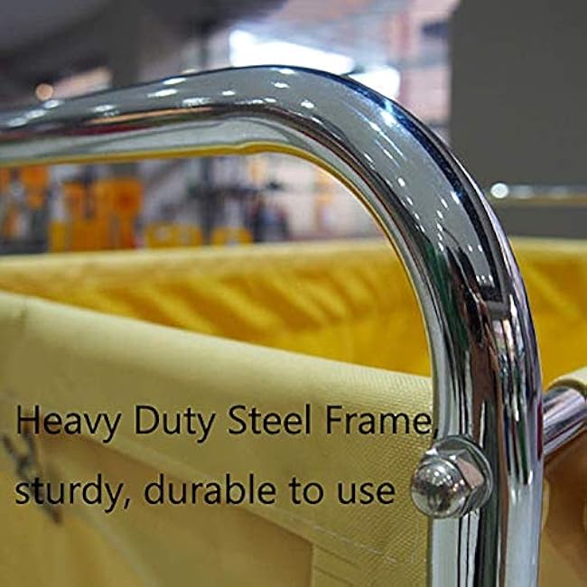 Portable Kitchen Storage Trolley Cart with Handle and Movable Cover Hotel Laundry Sorter Cart On Wheels Club Linen Cart for Lobby Room Service 92X56X89Cm-5aZHY74A