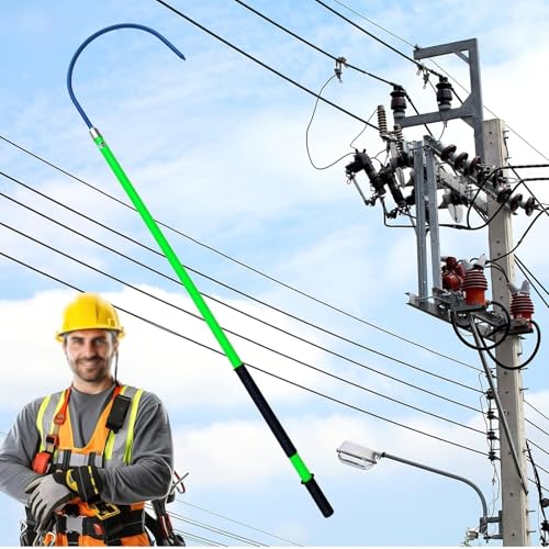 Gancho de rescate aislado alto voltaje con tubo anti-descarga de 1 a 3 metros