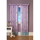 1pc Disney Princess and the Frog Drapery Panel Purple Tiana Window Curtain