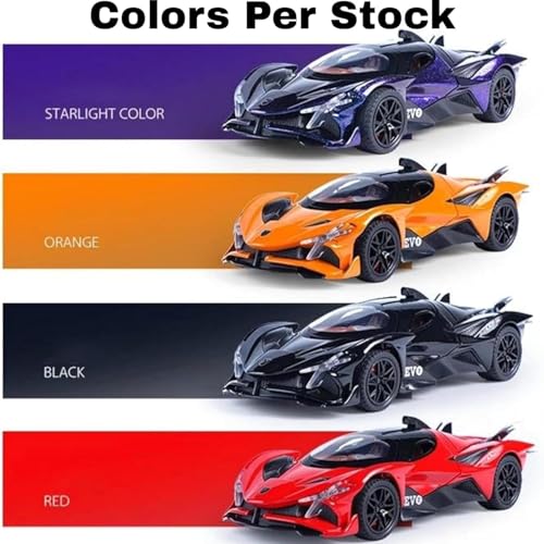Image of Kiddie Galaxia Apollo Project Evo Super Car 1:32 Model Car Exclusive Alloy Metal Pull Back Die-cast Diecast Metal Toy with Openable Doors & Light Music Best Gifts Toys Kids【Colors as Per Stock