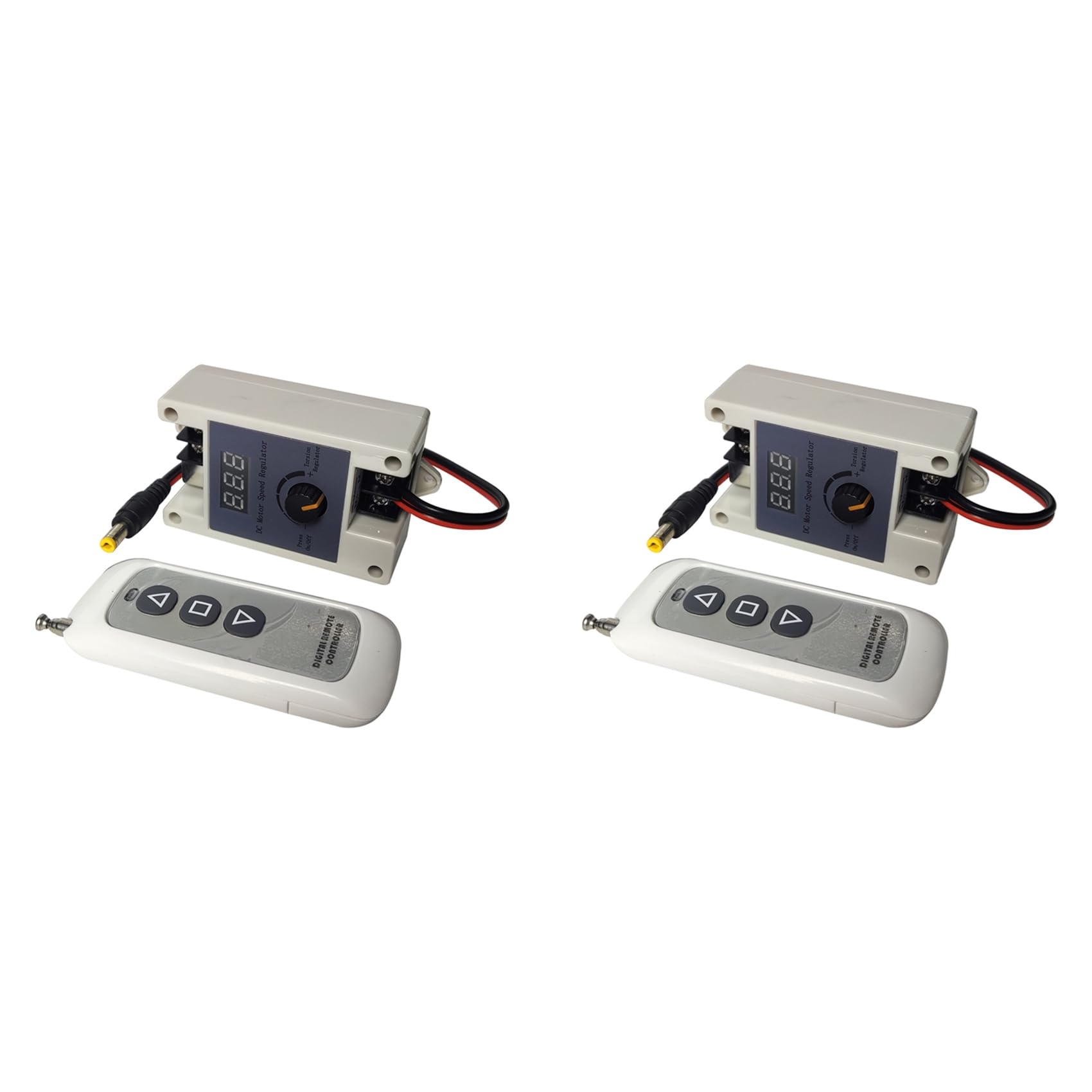 Jnchdghwa As Shown 2X Wireless Remote Control Dc Motor Speed Led Light Pwm Dimming Speed Control Module Switch For Electric Linear Actuator