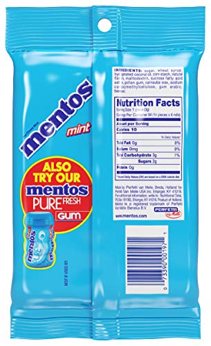 Mentos Chewy Mint Candy Roll, Mint, Non Melting (Pack Of 6) #TOP1