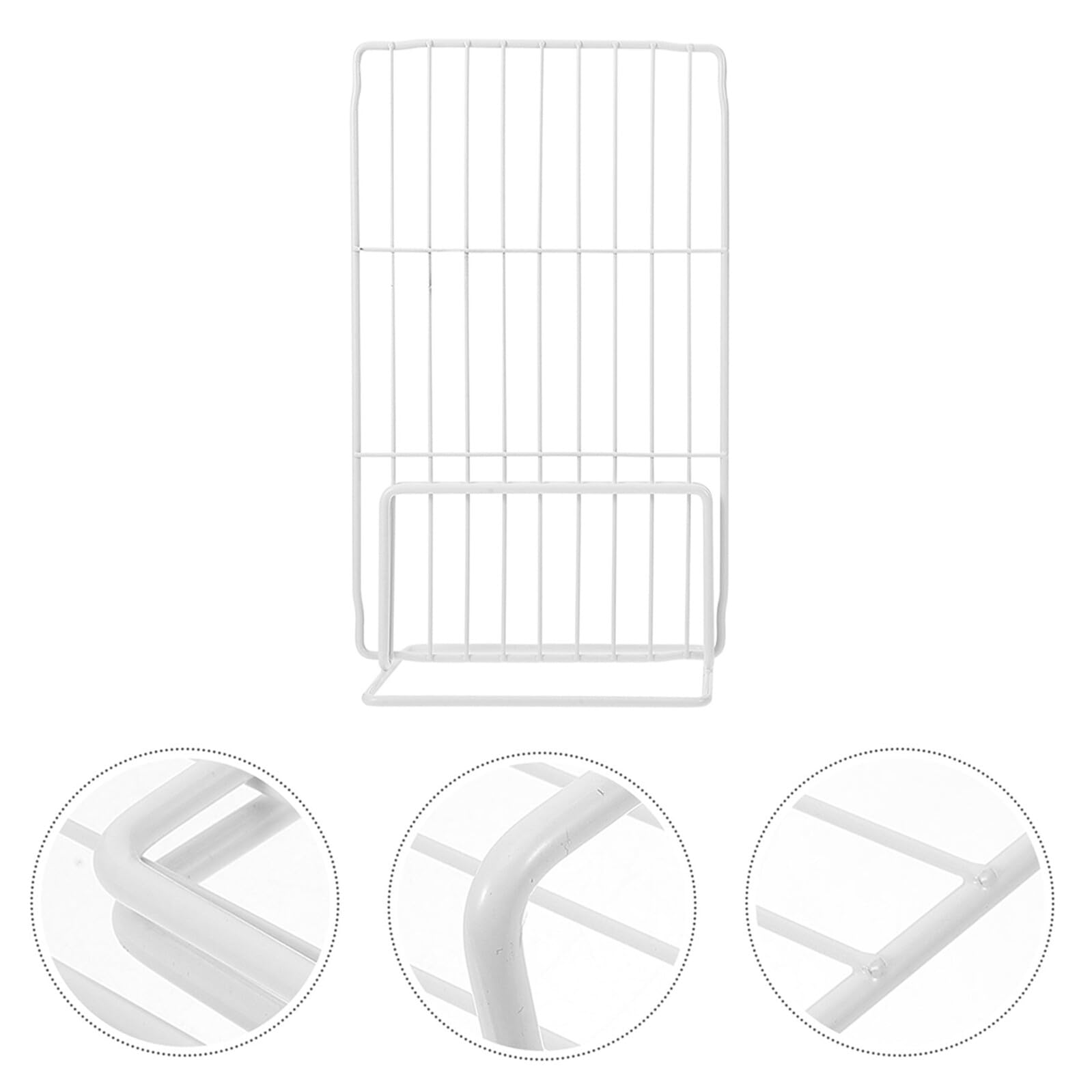 Healeved Organizador de Estantes para Congelador 2 Piezas 17X29 CM Separador de Rejilla de Alambre Resistente al Frío Divisor para Almacenamiento de Alimentos en Congeladores Domésticos y