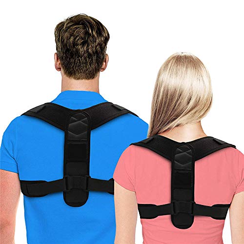 Correcteur de posture pour femmes et hommes, support dorsal réglable pour les épaules, support dorsal respirant Cover