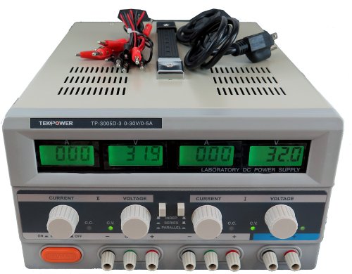 Tekpower TP3003D-3 Digital Variable Triple Outputs Linear-Type DC Power Supply, 0-30 Volts @ 0-3 Amps - Thumbnail 4