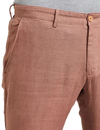Image of Blackberrys Men Blue Solid Trousers