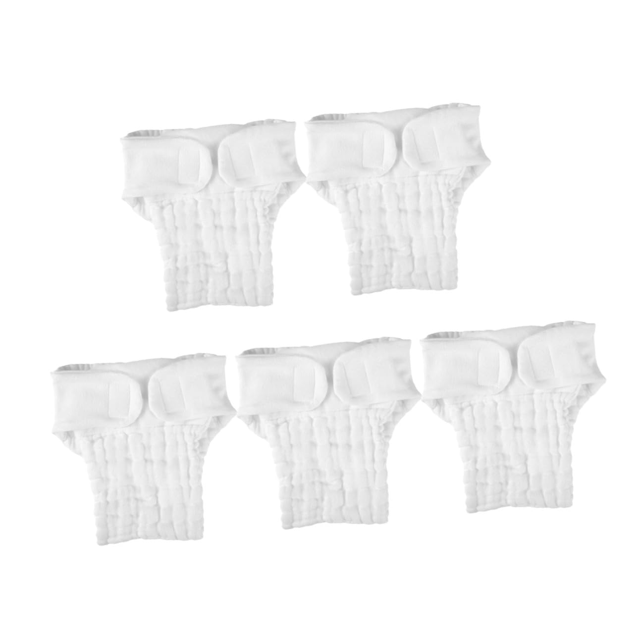 Gatuida 5 piezas Pañales de Tela Reutilizables para Niña Absorbentes y Transpirables Talla Meses Suaves y Lavables para Uso Diario y Entrenamiento de Baño