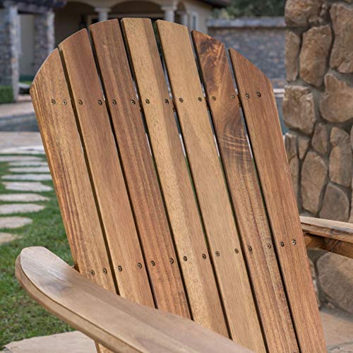 Christopher Knight Home Malibu Outdoor Acacia Wood Adirondack Rocking Chair, Natural Stained #TOP6
