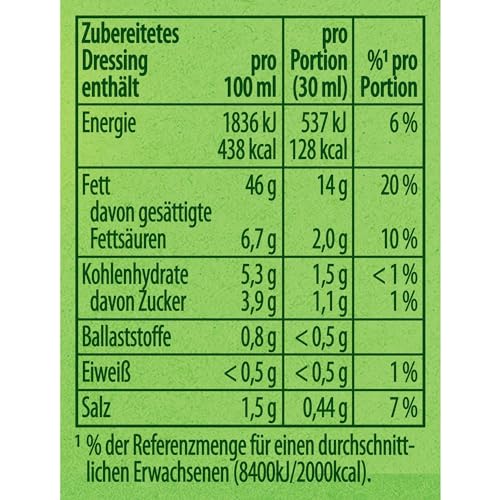 Knorr Salatkrönung Griechische Art für leckeres Salatdressing mit natürlichen Zutaten* 15x 52 ml
