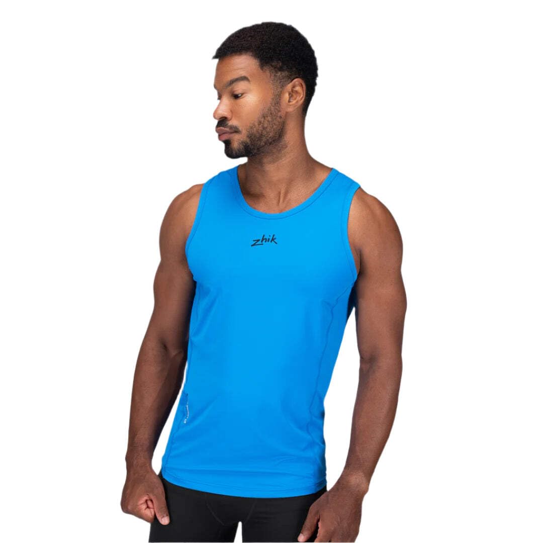 Zhik Canottiera da uomo Eco Spandex LT Race 2025 - Ciano