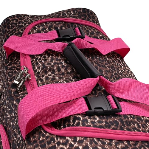 Image of Rockland Rolling Duffel Bag, Black, 22 inch