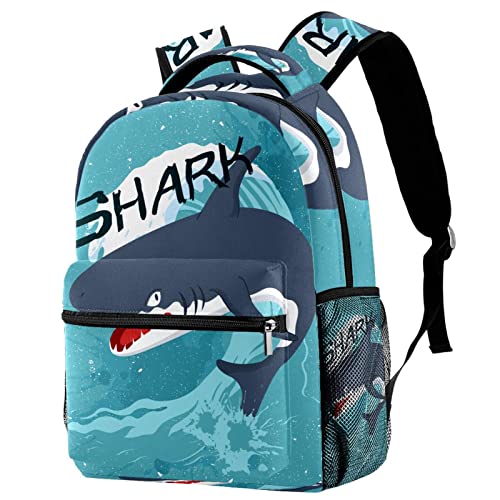 Sac à bandoulière requin enfants ados sacoche décontractée unisexe tendance