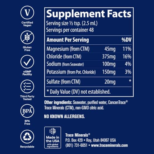 Trace Minerals Endure Electrolyte Drops