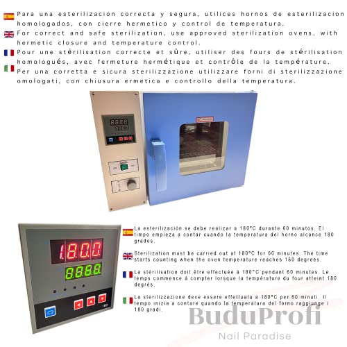 BuduProfi - 100 sacchetti per sterilizzazione con