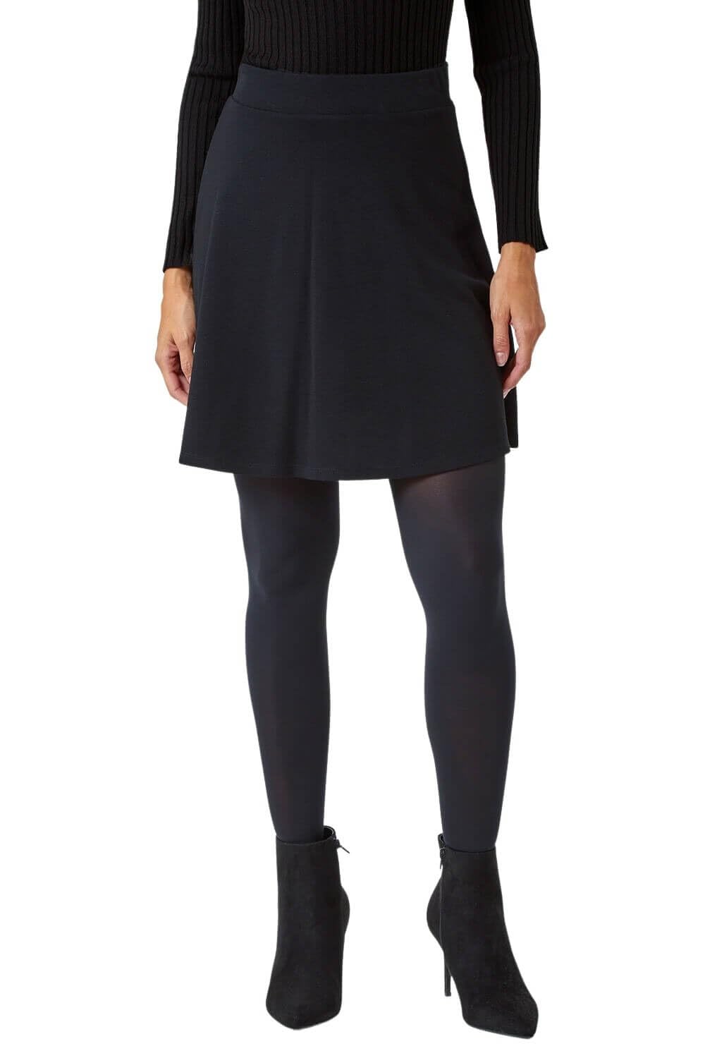 Roman Originalsroman Pull On Stretch Jersey Skater Skirt For Women