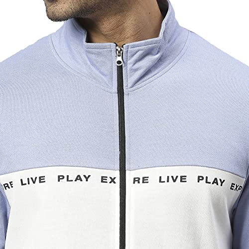 Image of HIGH Star Men's Fleece Colorblock Hooded Sweatshirt