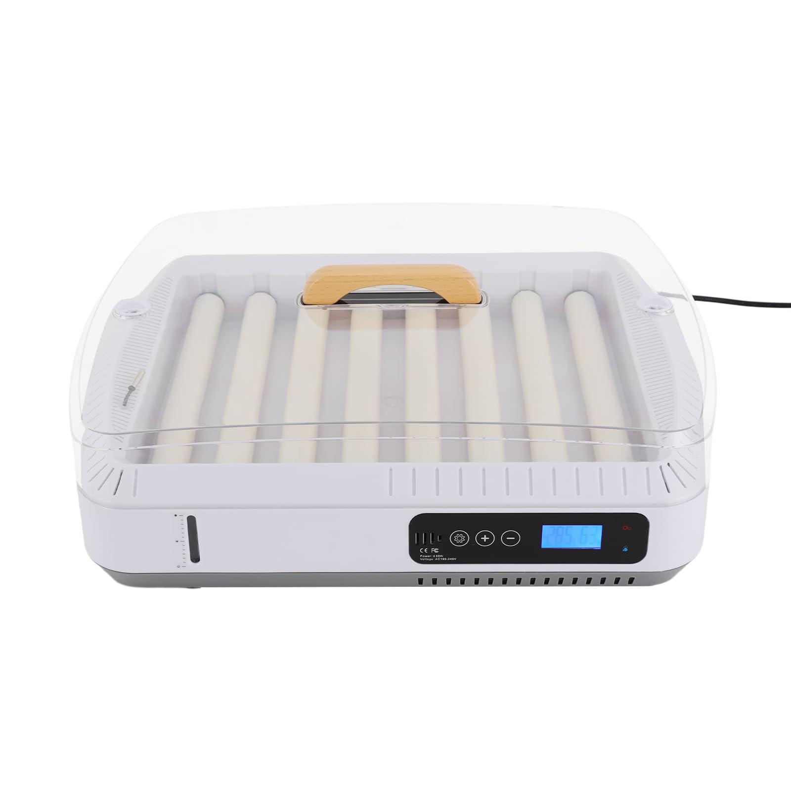 Incubadora automática de 35 huevos, con control automático de temperatura, indicador de humedad para pollos, patos