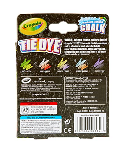 Crayola Tie Dye Chalk 5ct - image 5