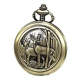 Instructions: Simply designed with a crown on top of the watch, you can press the crown and the front panel will open. Pull the crown a little bit off the watch base. Adjust the crown until you reach the exact time. Then push the crown back to its original position.