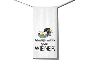 DYJYBMY Always Wash Your Wiener - Funny Kitchen Towels