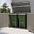 Craftsman Large Horizontal Storage Shed with Pad-Lockable Doors, Multi-Wall Resin Panel Outdoor Storage Shed, 5'10" W x 3'8.25" D x 4'4" H, Gray