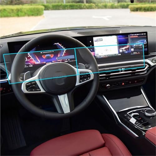 Protection GPS BMW 320E G21 2023-2024 en verre trempé 12.3 pouces pour écran navigation