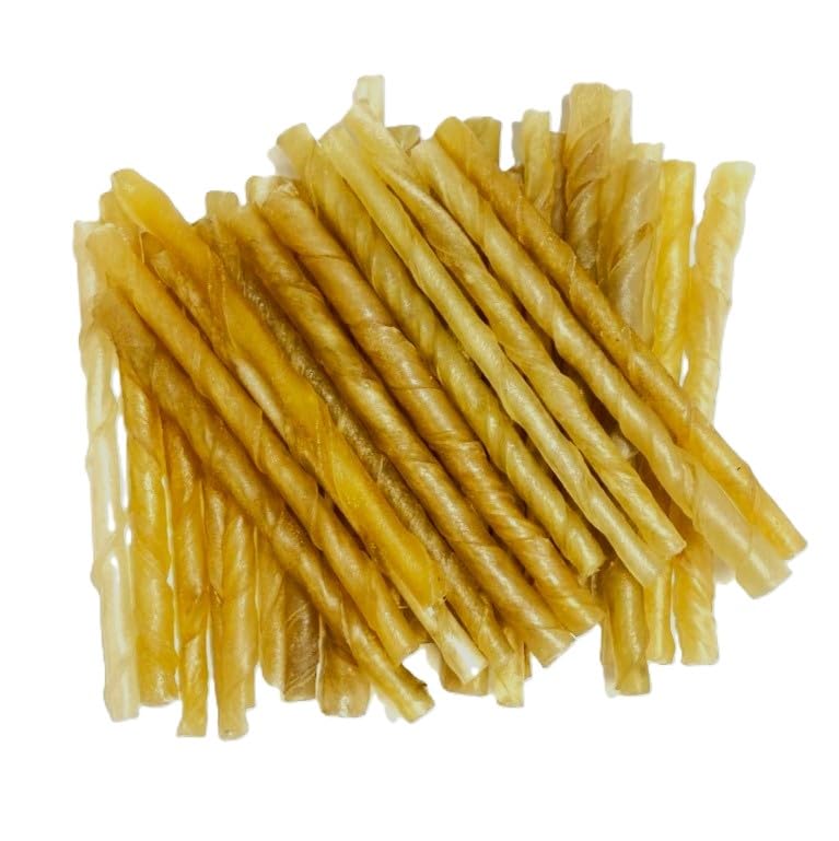Maltbys Stores 100x 9-10mm Rawhide Twists Dog Treat Chews [LODC]