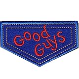 Good Guys Patch,Trendy Cute Good Guys,Full Embroidered Hook and Loop Good Guys Patch for Kids Teens Adult,Classic Costume Patch for Backpack,Work Clothes,Uniform,Caps