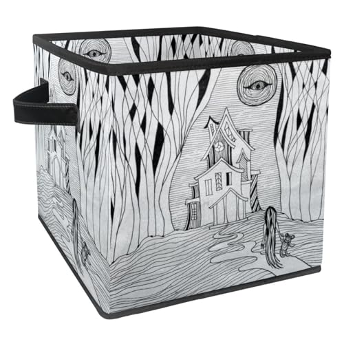 Boîte de rangement pliable avec poignées solides pour optimiser vos placards