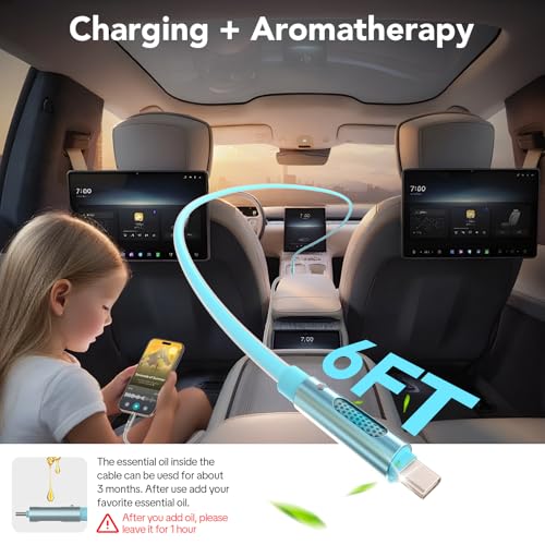 Image of MFish 240W USB-C to USB-C Cable (PD 3.1 EPR), 480Mbps Speed, Fast Charging Type C Cable for MacBook Pro /Air, iPhone 17 /16 Pro, Galaxy S25 /S24, Laptops, iPad, Durable Silicone, 6FT Blue