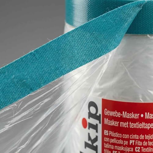 Miniatura 2 de Kip Drop Cloths - Película Adhesiva Para Pintores 2600 Mm X 17 M, Con Cinta Adhesiva, Para Rociar, Cubrir, Adecuado Para Decoración De Exteriores Y Ventanas