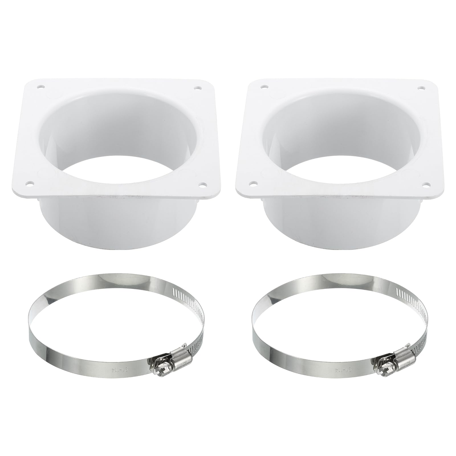 PATIKIL 4" Duct Connector Flange