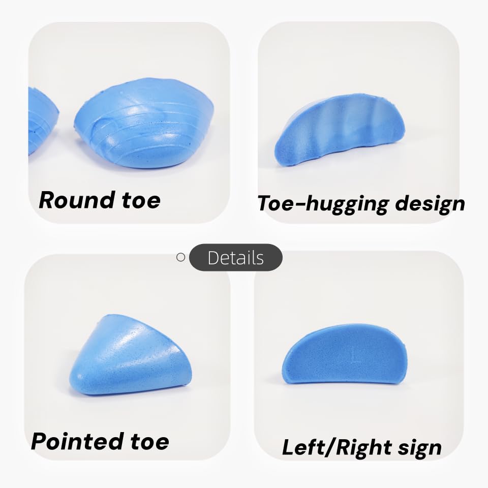 4 piezas relleno para zapatos ajustable para hombres y mujeres miniatura 5